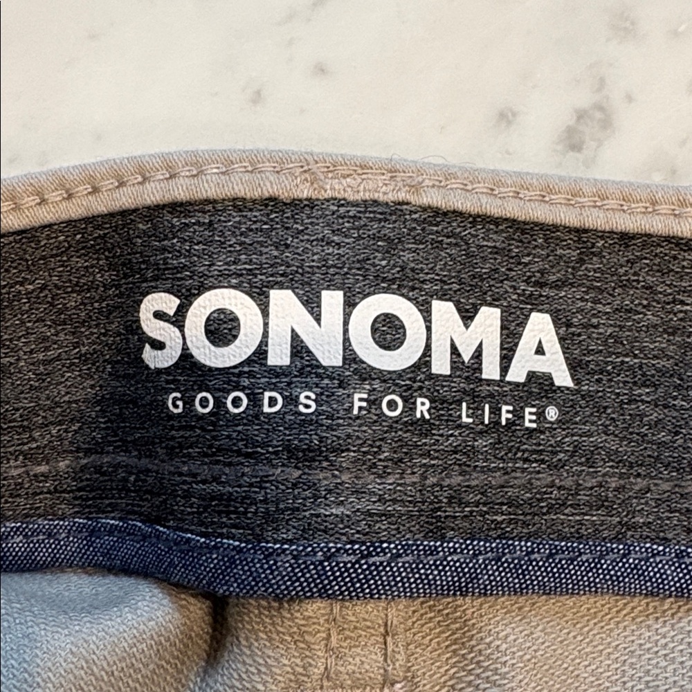 Men’s Sonoma Everday All-Day Pant, Flex Waistband, 29x30, Taupe, Excellent cond! - Picture 3 of 12